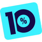 Logo 10% - code de parrainage